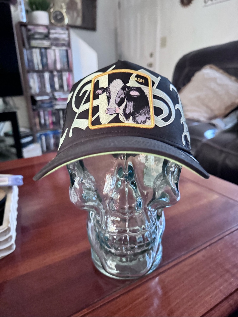 Title Goorin Brothers OLD ENGLISH CASH Trucker Hat/Cap Snapback SnapBack NWT